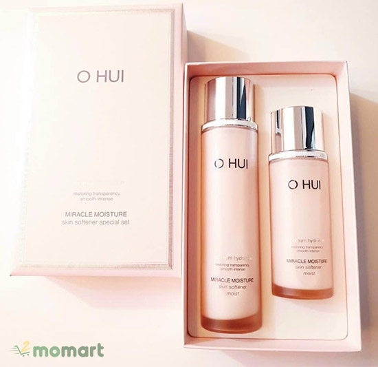 Nước Hoa Hồng Ohui Miracle Moisture Skin Softener chiết xuất hoa mẫu đơn