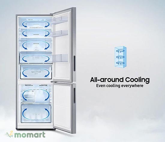  Tủ lạnh Samsung RB30N4170DX/SV công nghệ làm lạnh vòm