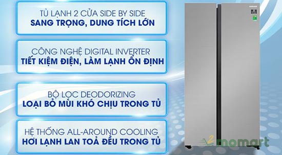 Tủ lạnh Samsung RS62R5001M9/SV công nghệ mới nhất
