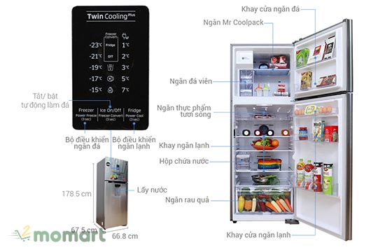Tủ lạnh Samsung RT38K5982SL giá rẻ