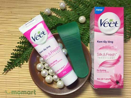 Veet Silk & Fresh nên sử dụng theo khuyến cáo