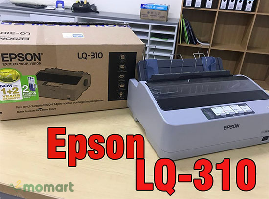 Máy in kim Epson LQ 310 thiết kế đơn giản