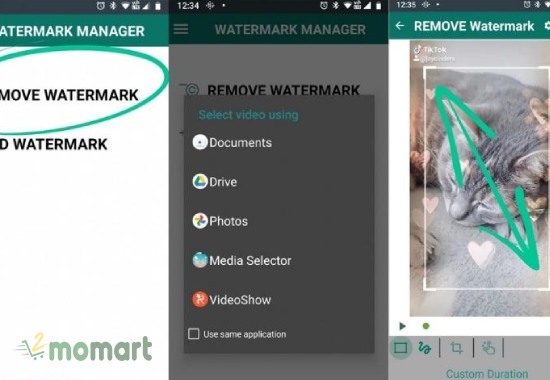 Xóa logo video Tiktok trên Android bằng Remove & Add Watermark