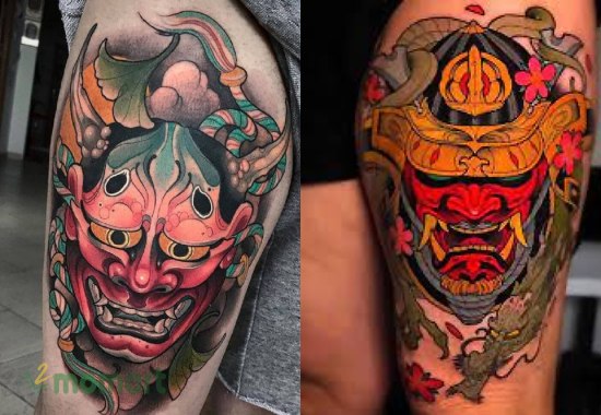 Mẫu tattoo đùi mặt quỷ có đa dạng các ý tưởng để lựa chọn