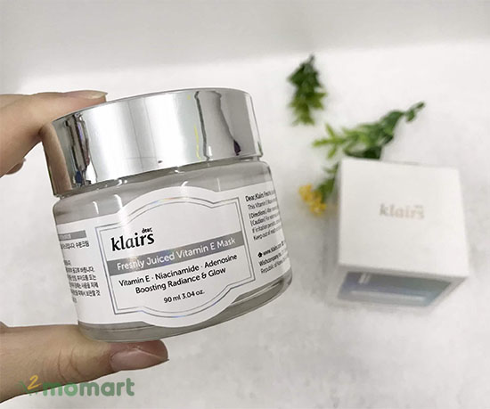 Mặt nạ ngủ Klairs Freshly Juiced Vitamin E Mask an toàn cho da nhạy cảm