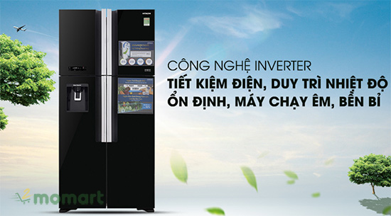 Tủ lạnh Hitachi R-FW690PGV7 inverter