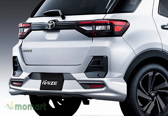Đặc điểm nổi bật của thiết kế đuôi xe Toyota Raize