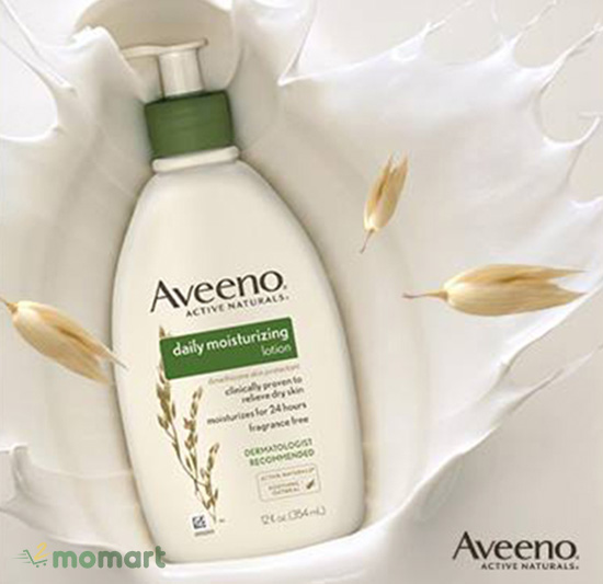 Sữa dưỡng thể Aveeno được chiết xuất từ yến mạch
