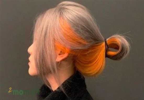Nhuộm tóc móc light màu cam mang đến sự tươi mát và năng động