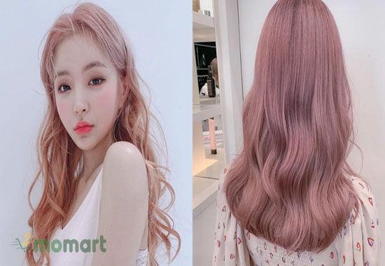 Mái tóc nâu hồng đào giúp chị em ghi điểm tuyệt đối