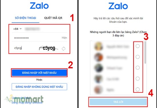 Hướng dẫn đăng nhập Zalo bằng số điện thoại