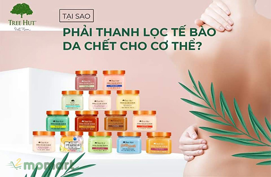 Có thể thay đổi mùi hương với Tree Hut Body scrub