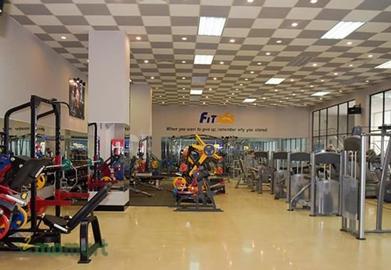 Không gian phòng tập gym Fit365 đảm bảo rộng, thoáng