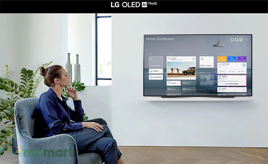 Smart Tivi OLED LG 4K 55 inch 55CXPTA bổ trợ nhiều tính năng