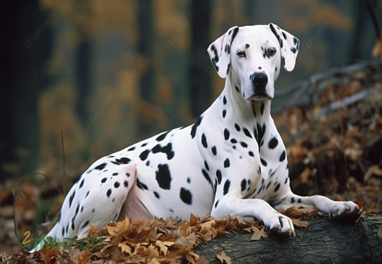 Chó Dalmatian có lông đốm đen hoặc đốm nâu lạ mắt