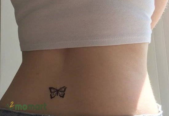 Mẫu hình tattoo cực đẹp cho nữ ở dưới thắt lưng