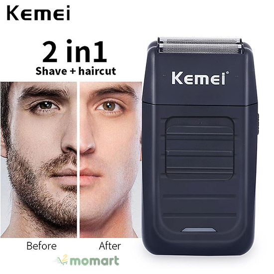 Máy cạo râu Kemei 1102 an toàn cho người dùng, bền bỉ cùng thời gian