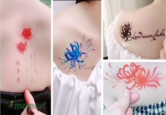 Rất nhiều mẫu tattoo hoa bỉ ngạn ấn tượng để bạn lựa chọn