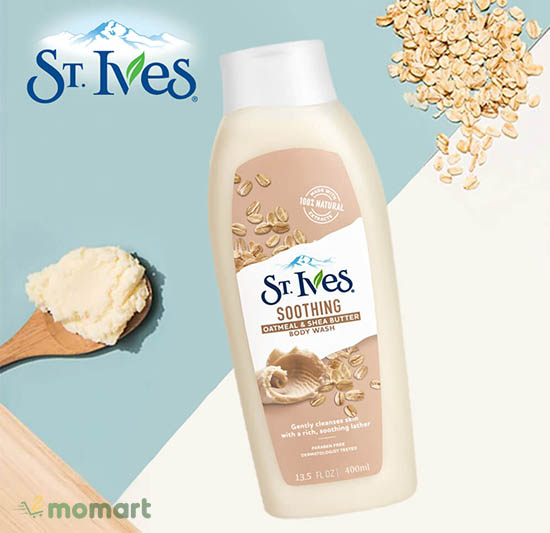 Sữa tắm St.Ives yến mạch và bơ
