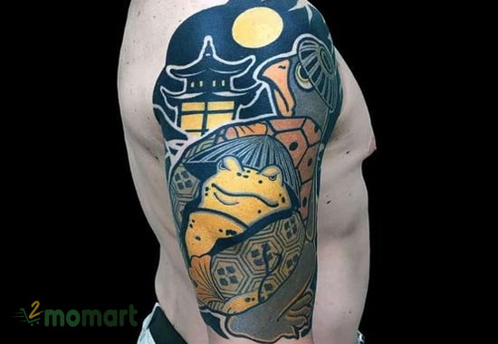Mẫu tattoo Nhật cổ kín tay cực ngầu cho phái mạnh