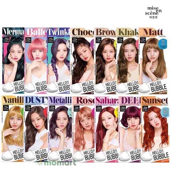 Thuốc nhuộm tóc BlackPink cho mái tóc cá tính từ Hàn Quốc