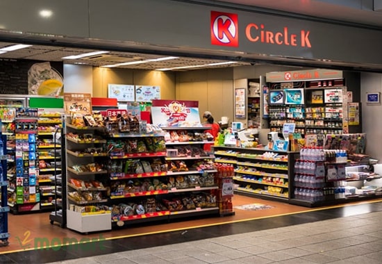 Hệ thống cửa hàng tiện lợi Circle K cực kỳ phong phú