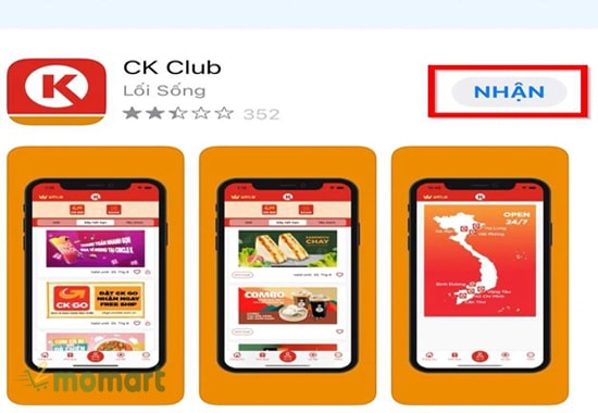 Tải app CK Club về máy để tìm cửa hàng gần bạn