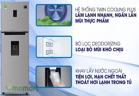 Tính năng tiện ích trên tủ lạnh Samsung Inverter RT32K5932S8/SV (319l)
