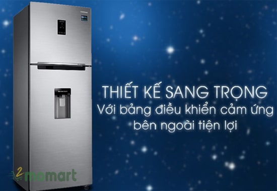 Thiết kế hiện đại của tủ lạnh Samsung 319 lít RT32K5932S8/SV