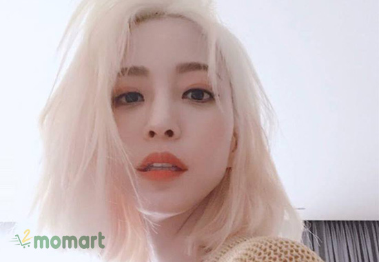 Nhuộm tóc vàng khói Hàn Quốc nữ đẹp