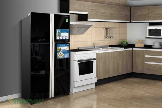 Tủ lạnh Hitachi inverter 509 lít R-FW650PGV8 trong nhà