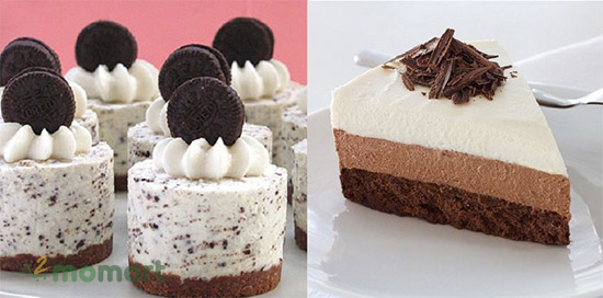 Cheesecake và mousse không giống nhau