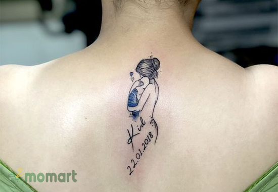 Mẫu tattoo mang ý nghĩa gia đình dành cho nữ