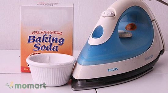 Sử dụng Baking Soda để làm sạch bàn ủi