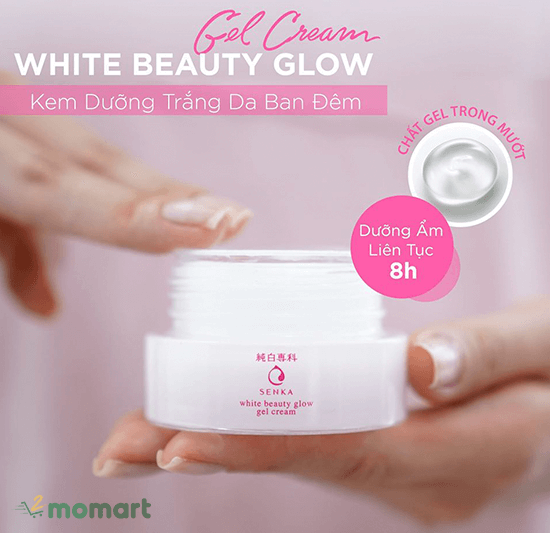 Sức hút của Senka White Beauty Glow Gel Cream