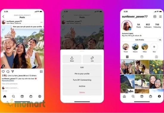 Ứng dụng Instagram cho phép chia sẻ hình ảnh video lung linh