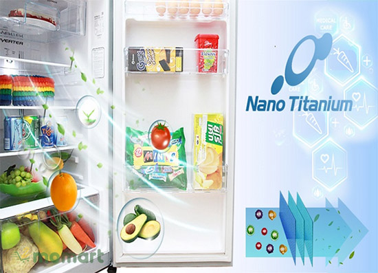 Tính năng nano khử mùi hiện đại của tủ lạnh Hitachi 203 lít