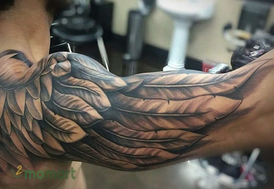 Tattoo đại bàng là biểu trưng thể hiện khao khát được tự do