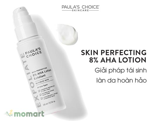 Paula’s Choice Skin Perfecting 8% AHA Lotion dễ sử dụng