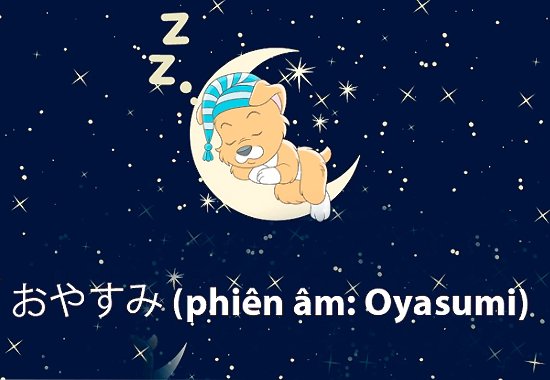 Những câu chúc ngủ ngon trong tiếng Nhật