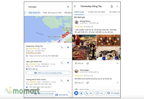 Cách tìm nhà nghỉ gần đây giá rẻ bằng Google Maps