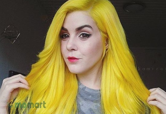 Kiểu tóc vàng chanh Citrine Yellow sở hữu màu sắc truyền thống
