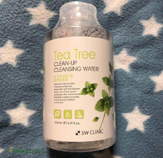 Nước tẩy trang 3W Clinic Green Tea đảm bảo an toàn cho mọi loại da