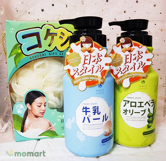 Sữa tắm Hasi Kokeshi dưỡng ẩm, dưỡng trắng hiệu quả nhất