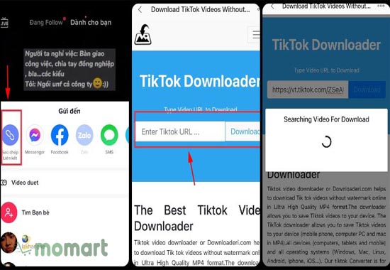 Downloaderi.com giúp tải nhanh các video từ TikTok