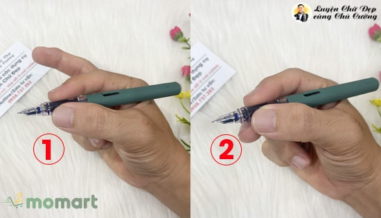 Cách cầm bút chuẩn bằng 3 ngón tay