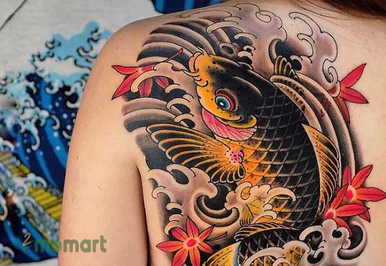 Tattoo Yakuza họa tiết cá chép là sức mạnh và sự kiên trì