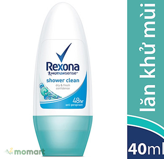 Lăn khử mùi Rexona Shower Clean thiết kế đẹp mắt