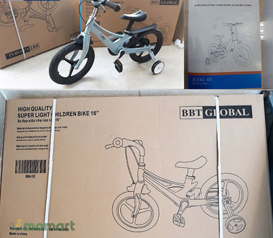 Xe đạp BBT Global BB66-16 có 2 phanh bóp an toàn
