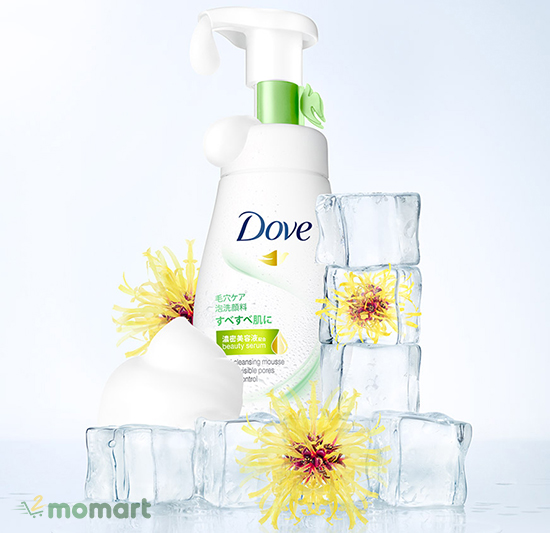 Sữa rửa mặt Dove giúp dưỡng ẩm sâu cho da
